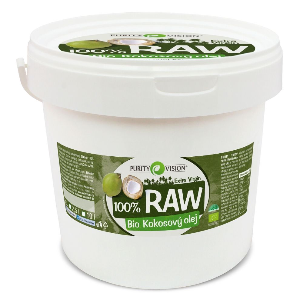 Bio surovo kokosovo olje 10 l