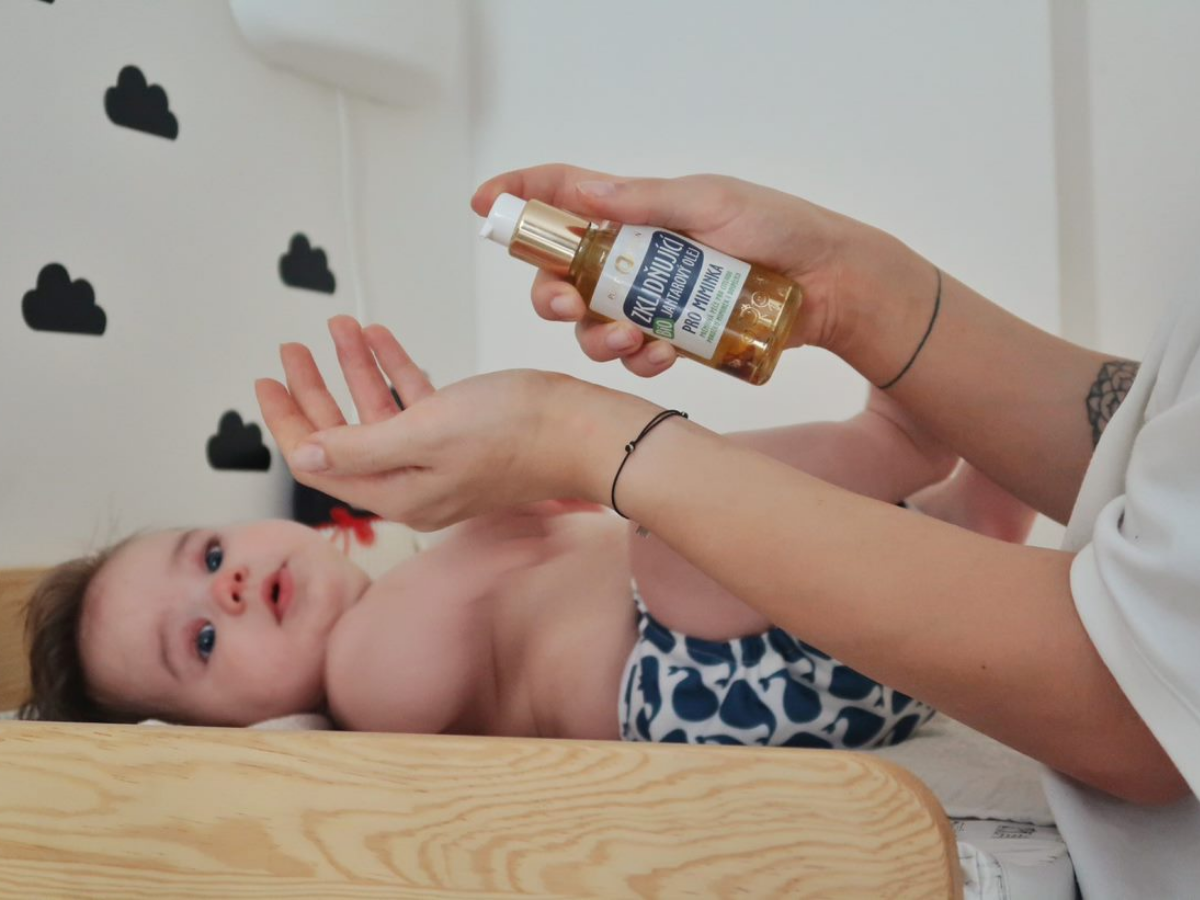 Bio pomirjujoče jantarjevo olje 95 ml