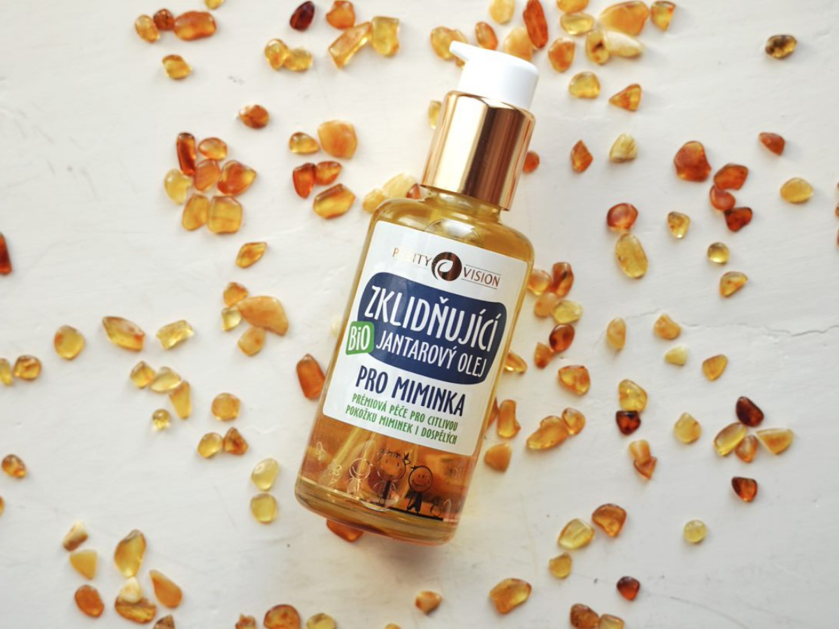 Bio pomirjujoče jantarjevo olje 95 ml