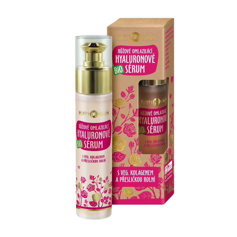Bio rožni hialuronski serum 50 ml