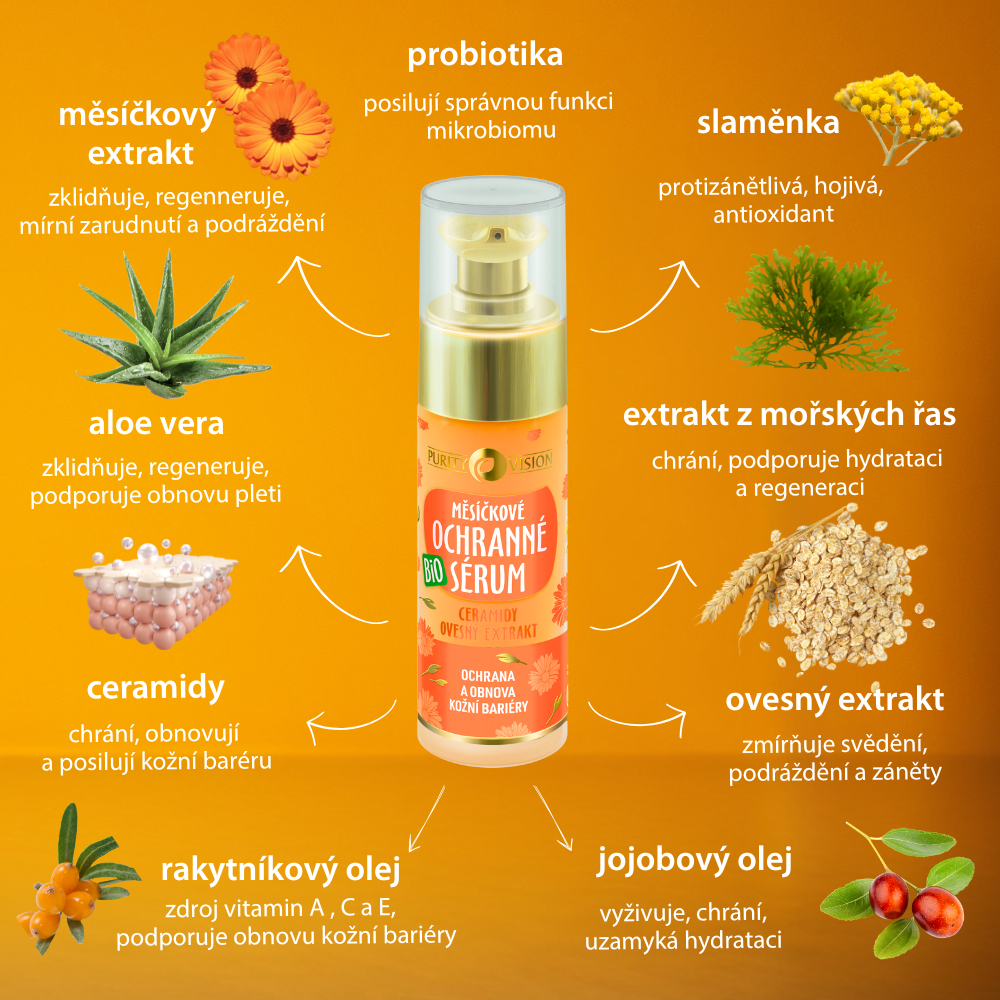 Bio ognjičevo zaščitno serum 30 ml