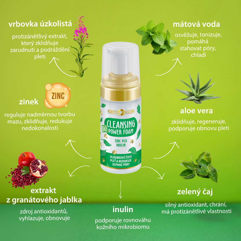 Bio čistilna močna pena 90 ml