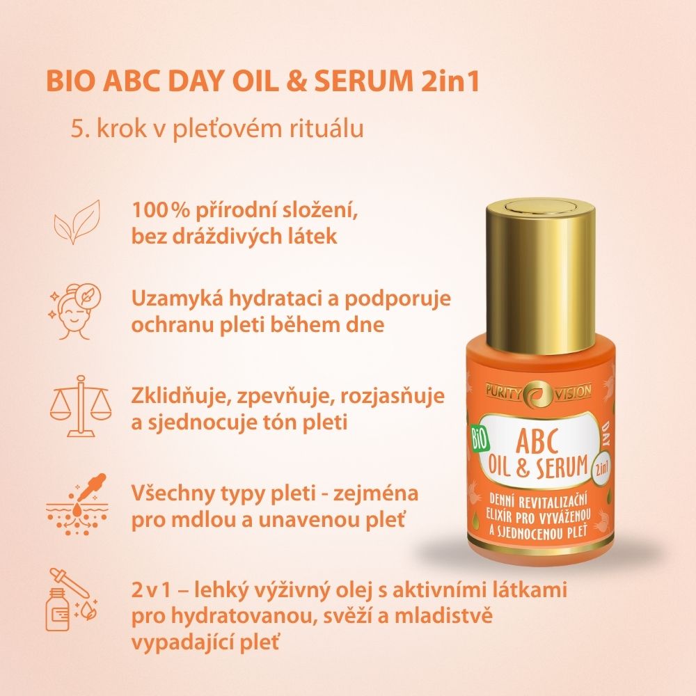 Bio ABC dnevno olje in serum 2v1 30 ml