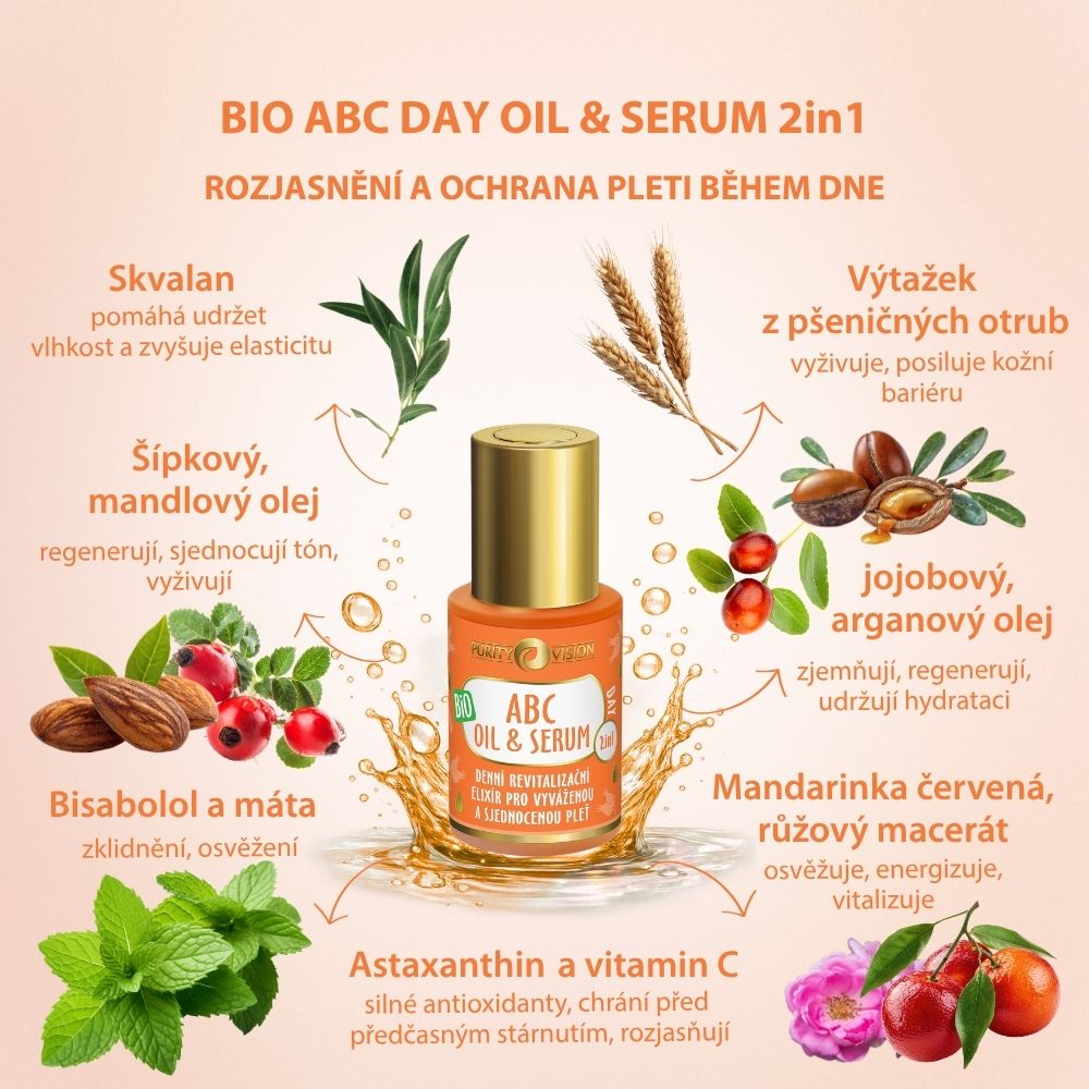 Bio ABC dnevno olje in serum 2v1 30 ml