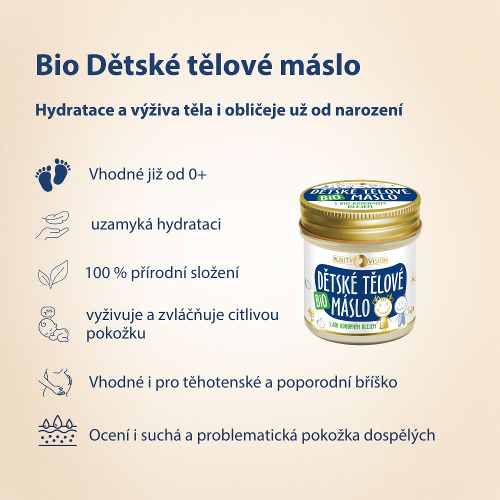 Bio otroško maslo za telo 120 ml