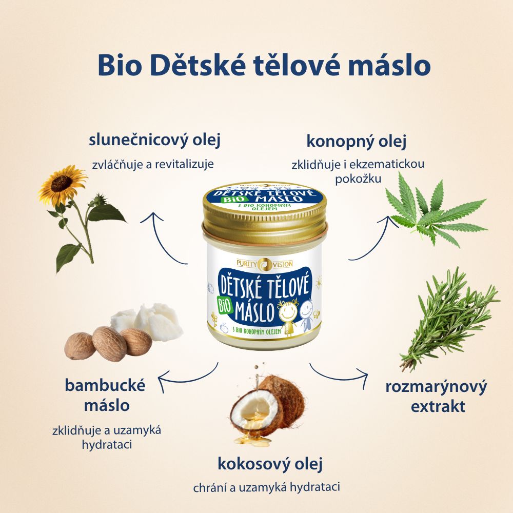 Bio otroško maslo za telo 350 ml