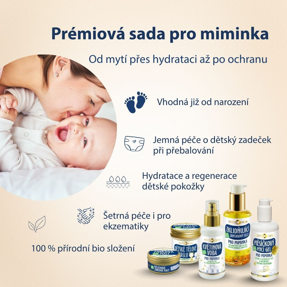 Premium komplet za nego dojenčkove kože