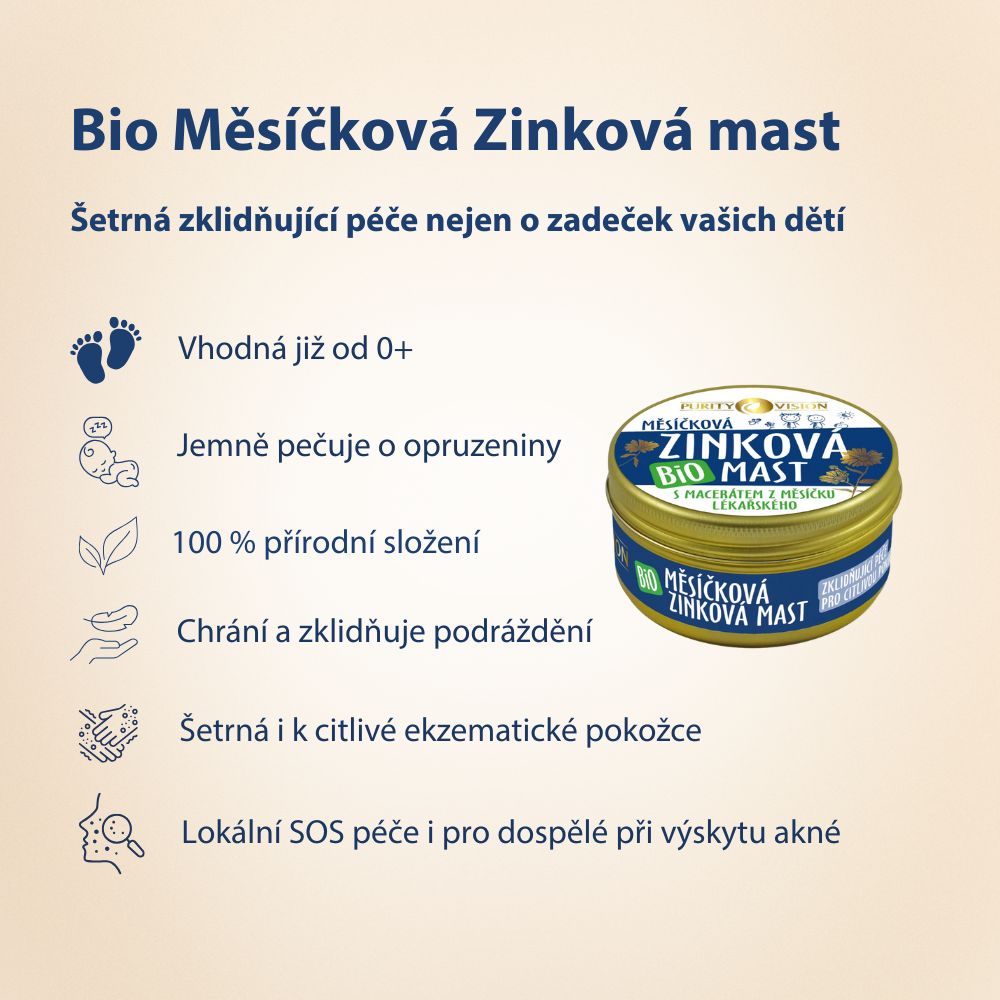 Bio ognjičeva cinkova mazilo 150 ml