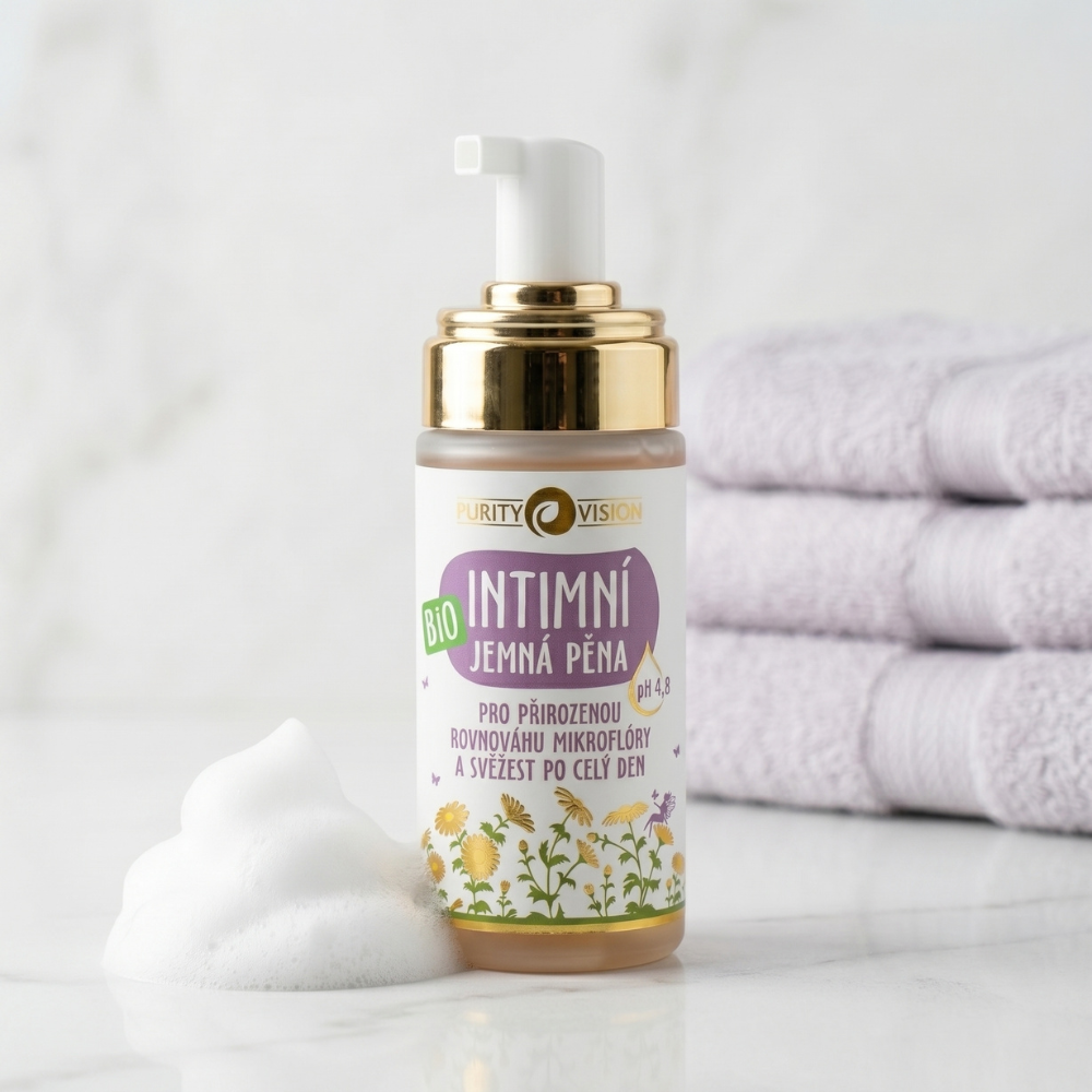 Bio nežen intimni pena 90 ml