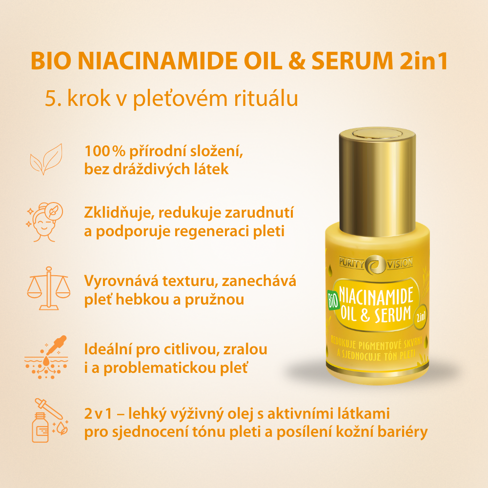 Bio niacinamid olje in serum 2v1 30 ml