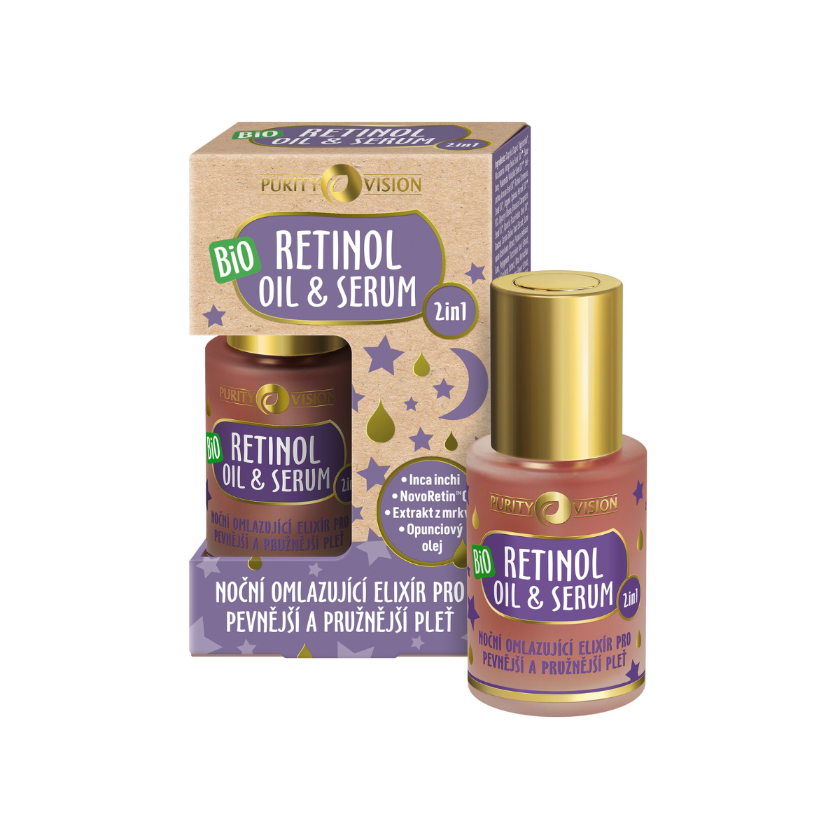 Bio retinol olje in serum 2v1 30 ml