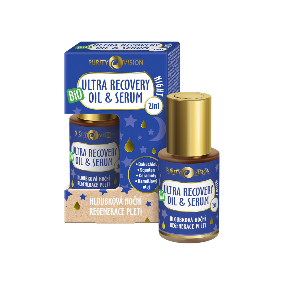 Bio Ultra Recovery nočno olje in serum 2v1 30 ml