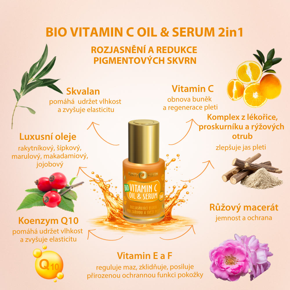 Bio vitamin C olje in serum 2v1 30 ml