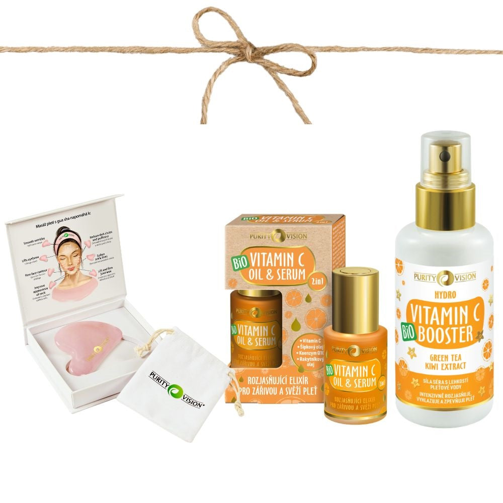 Vitamin C lifting komplet z Gua Sha